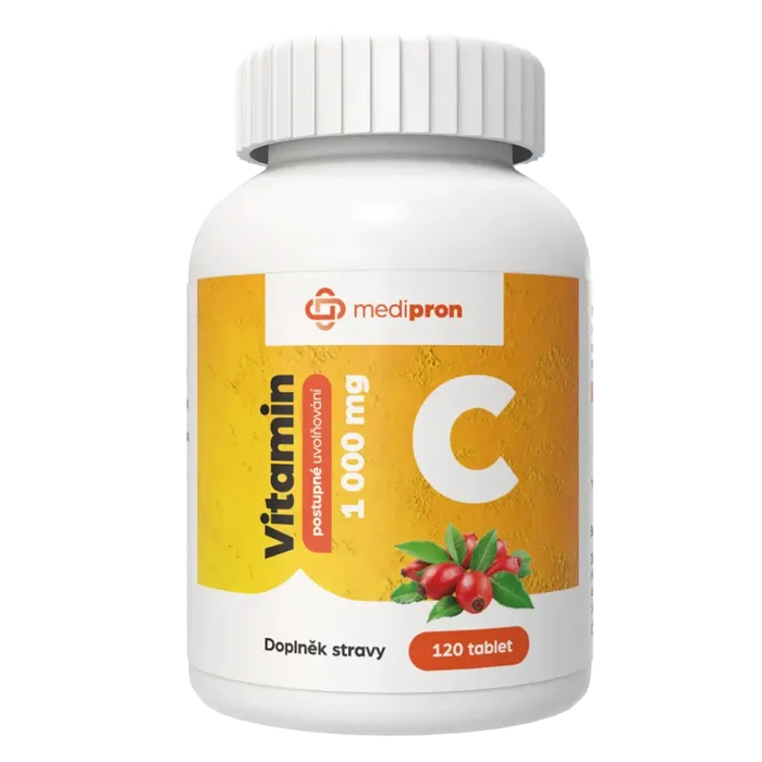 medipron Vitamin C 1000 mg se šípky 120 tablet